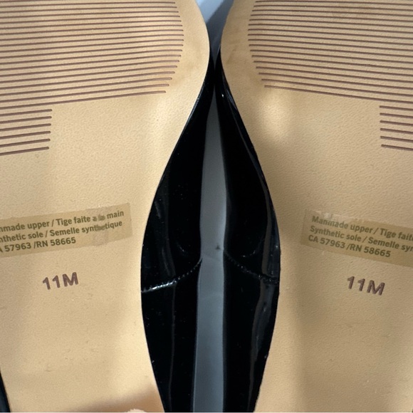 ABOUND Abadury Black Patent Leather Block Heel Pumps Size 11 - Picture 12 of 16